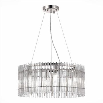 Люстра подвесная 6*E14 SL1656.113.06 никель/прозрачный Epica ST-Luce