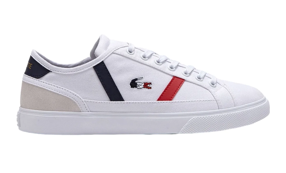 Мужские кроссовки Lacoste Sideline Pro TRI1232 - white/navy/red