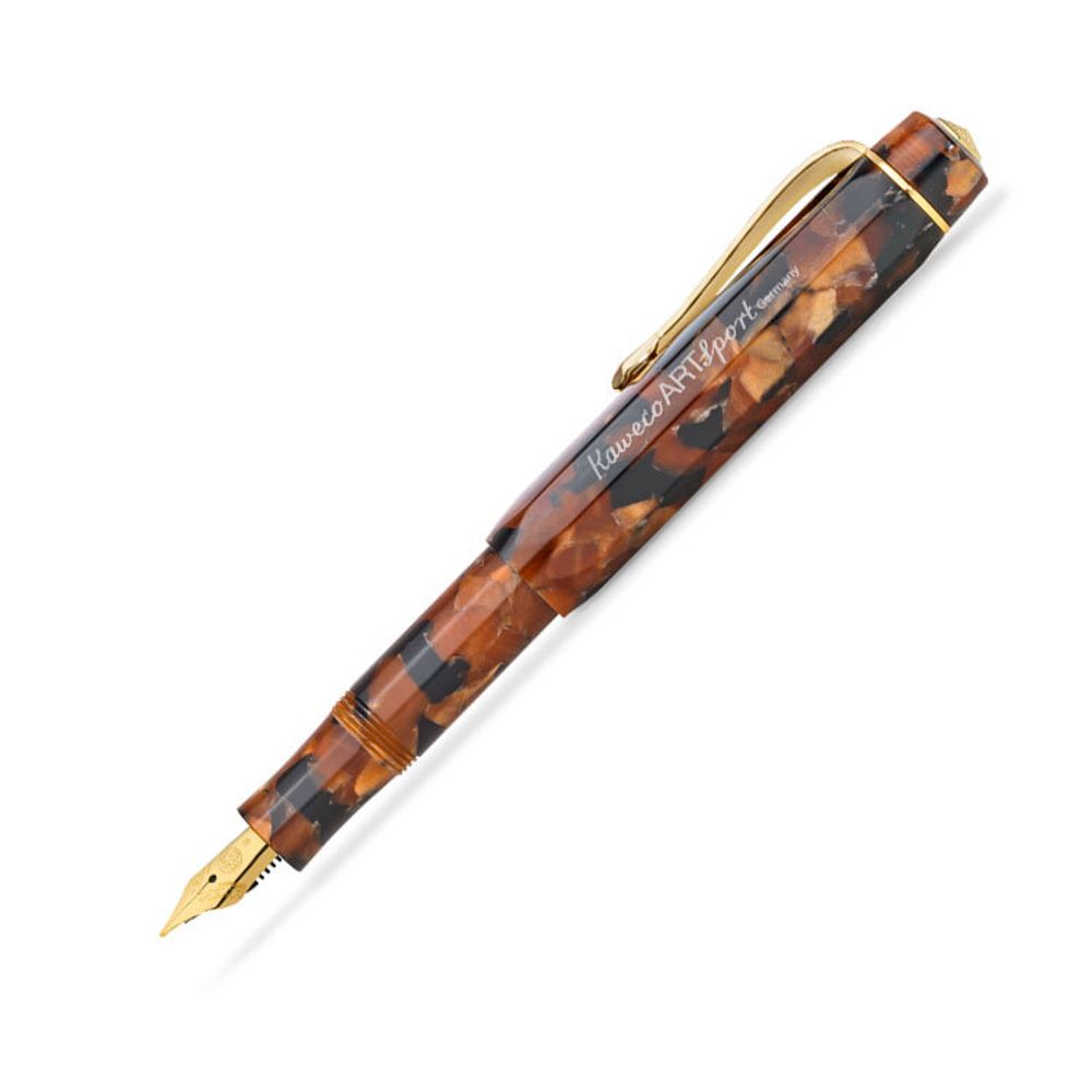 Ручка перьевая KAWECO ART Sport Hickory Brown с пером EF (11000195)