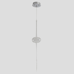 Светильник подвесной Crystal Lux GLASS SP3W LED CHROME
