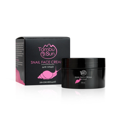 Крем Snail face cream для лица Увлажняющий,пластик,50мл,"TambuSun", С