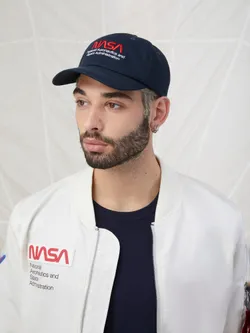 Кепка ALPHA INDUSTRIES NASA WORM LOGO CAP