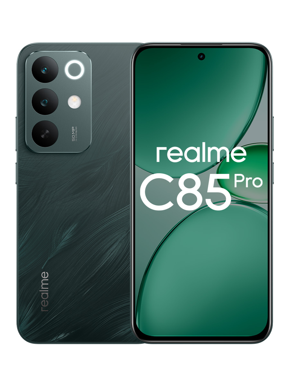 realme Смартфон C85 Pro Ростест (EAC) 8/256 ГБ, Nano-SIM, темно-зеленый