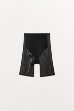 ШОРТЫ-ВЕЛОСИПЕДКИ ИЗ ПОЛИАМИДА С СЕТЧАТЫМИ ВСТАВКАМИ — ZARA