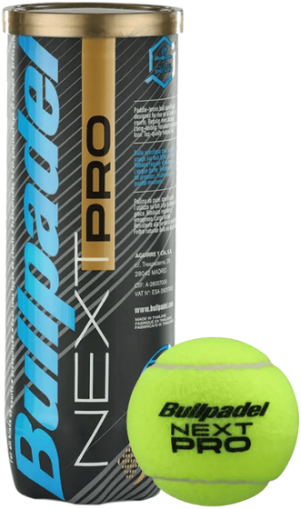 Мячи для падела Bullpadel Next Pro (3 мяча в банке), арт. AF43000000