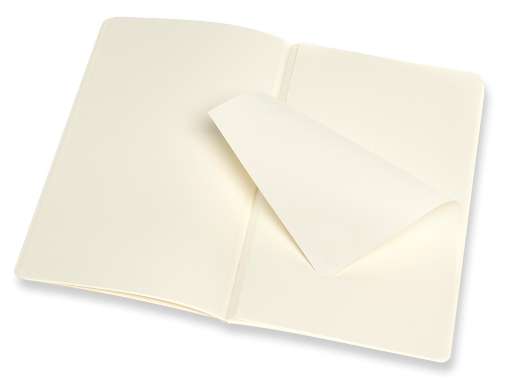 Блокнот Moleskine VOLANT QP723F16B24 Large 130х210мм 96стр. нелинованный мягкая обложка оранжевый/голубой (2шт)