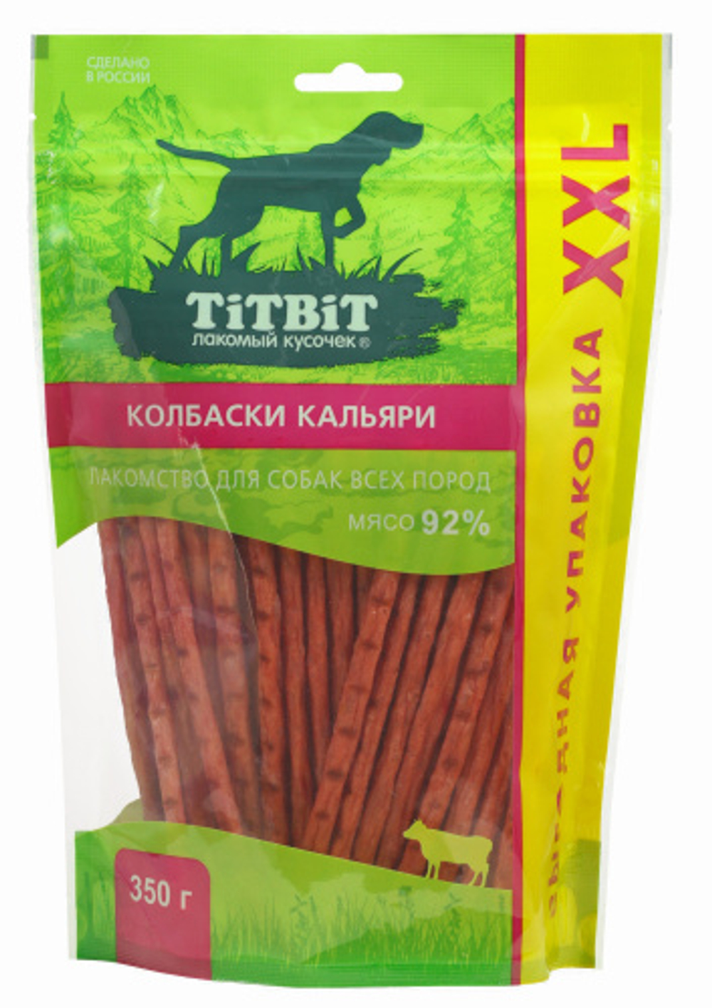 TITBIT Золотая коллекция для собак колбаски Кальяри XXL - 350 гр