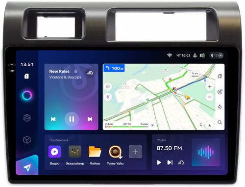 Магнитола для Toyota Land Cruiser 70 2007-2023 - Teyes CC3-2K монитор 9.5" 2K QLED на Android 10, Быстрая, CarPlay, 4G SIM-слот
