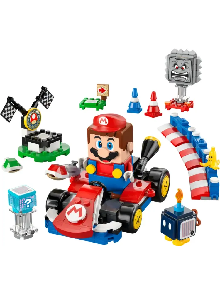 Конструктор Super Mario 72043 Mario Kart интерактивный