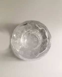 ZARA HOME ПОДСВЕЧНИК ИЗ СТЕКЛА, ПРОЗРАЧНЫЙ