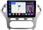 Магнитола для Ford Mondeo 4 2007-2010 (рамка серебро) - FarCar S500-TS18 монитор 10.36" QLED на Android 14, CarPlay, 4G SIM-слот