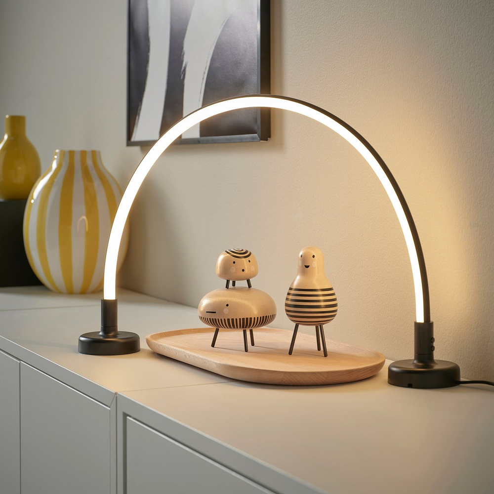 IKEA SMÅSNÖRE  (ИКЕА СМОСНЁРЕ)  -  Декоративное LED-освещение - с регулировкой яркости и цвета