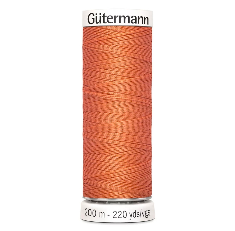 Нить Sew-All 200 м, Gutermann, 895 золотисто-персиковый