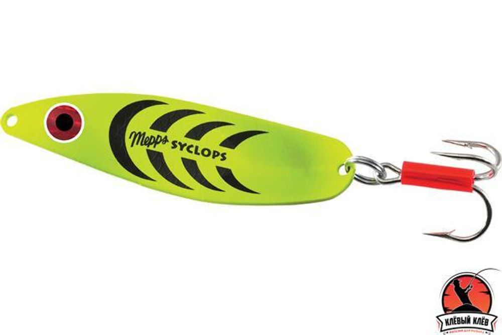Блесна колеб. Mepps SYCLOPS, 0, Fluo Chartreuse