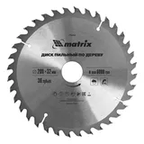 Пильный диск по дереву, 200 х 32 мм, 36 зубьев, кольцо 30/32 Matrix Professional — фото 1