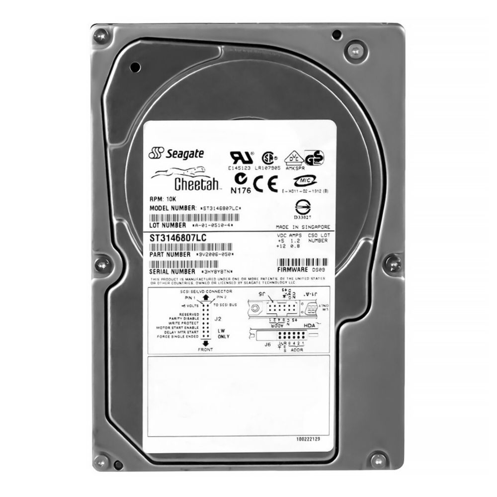 Жесткий диск Seagate Cheetah 15K.6 146,8Gb (10000rpm) SCSI 8MB 9V2006-003