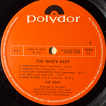 The Who ‎– Who's Next (Италия 1971г.)