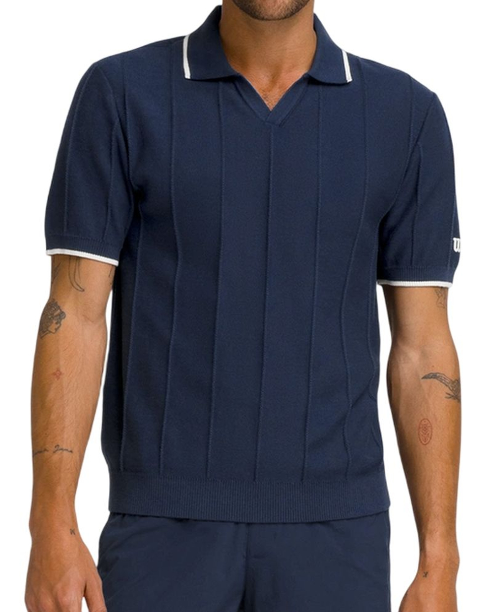 Мужское теннисное поло Wilson Club Essex Knit Shirt