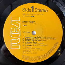 Винтажная виниловая пластинка LP Taco After Eight (Japan 1983) (Obi)