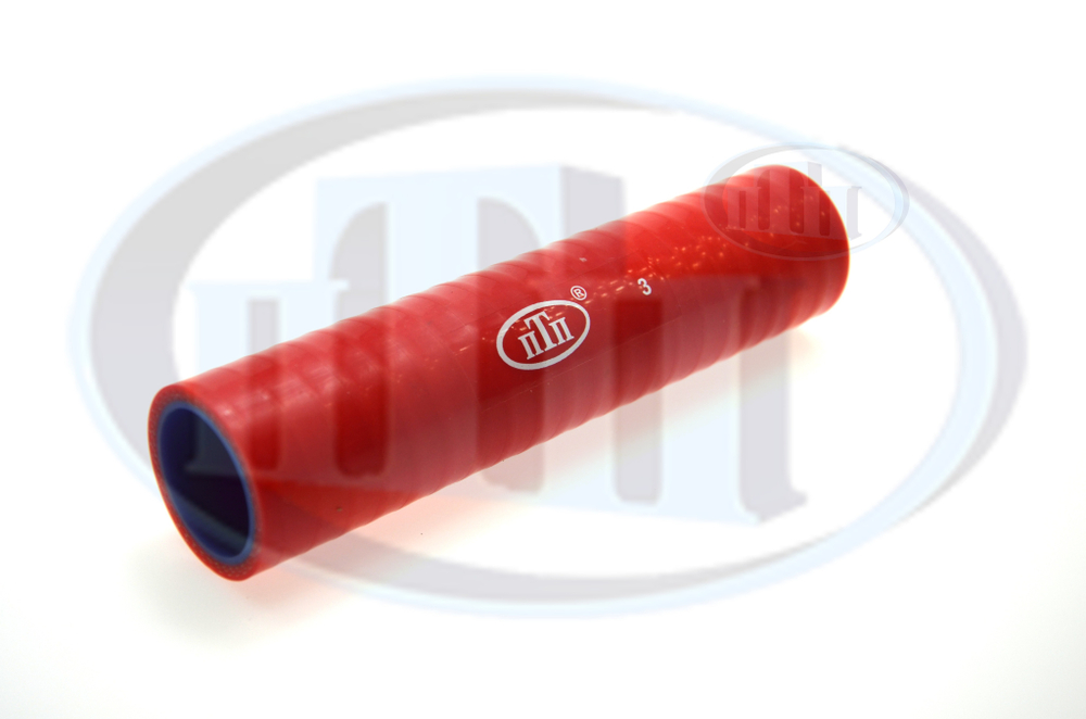 Патрубок (D= 28 mm, L= 150 mm) красный MVQ ПТП