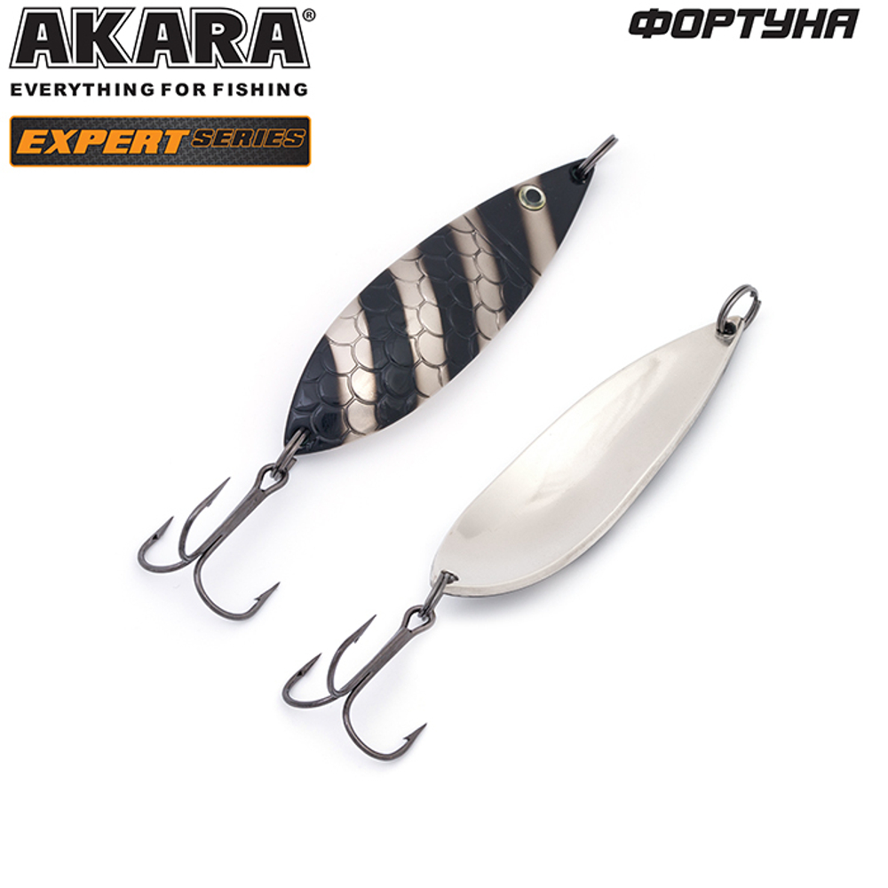 Блесна колебалка Akara Expert Фортуна 80 мм 24 гр. 14/SIL