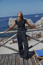 ДЖИНСЫ Z1975 WIDE-LEG С ВЫСОКОЙ ПОСАДКОЙ И ПЕРЕКРЕСТНЫМ ПОЯСОМ — ZARA