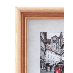 Фоторамка Image Art С20 18х18 деревянная из сосны, цвет натуральный с частичным затемнением, вставка-прозрачный пластик | Image Art
