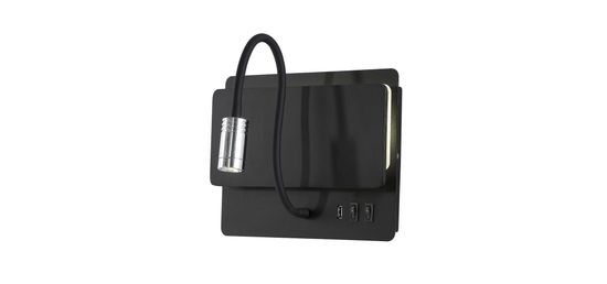 Настенный светодиодный светильник CLT 226W250USB BL черный Crystal Lux.