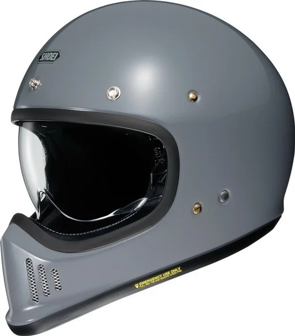 SHOEI Мотошлем EX-ZERO CANDY (серый, BASALT GREY)