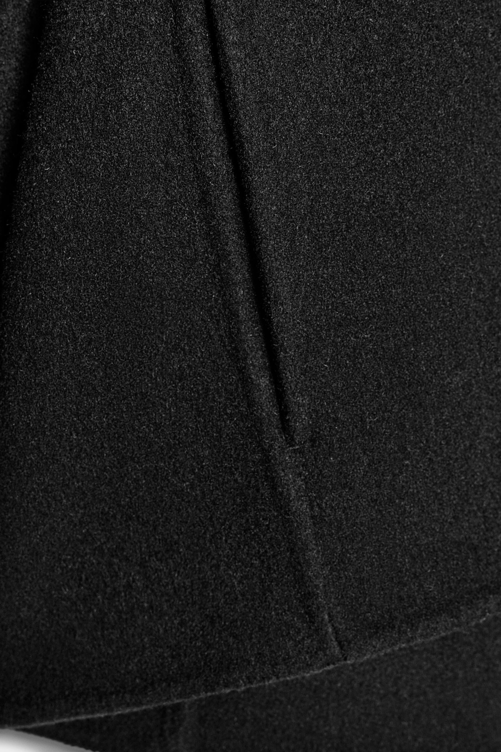 ZARA КОРОТКОЕ ШЕРСТЯНОЕ ПАЛЬТО — ZW COLLECTION, ЧЕРНЫЙ