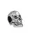 Бусина yна браслет или темляк  Skull Victory mini из серебра, фото в полуобороте.