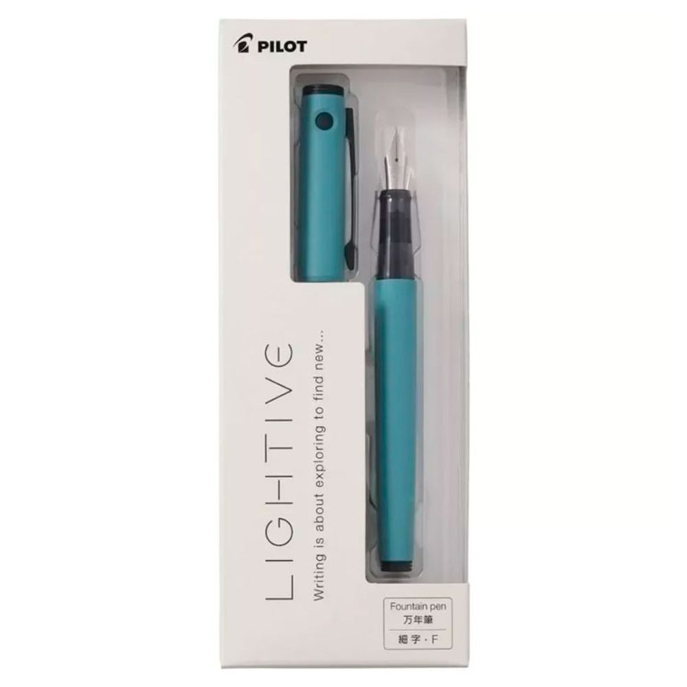 Перьевая ручка Pilot Lightive с пером F (P-FLT-1-TQ-F)