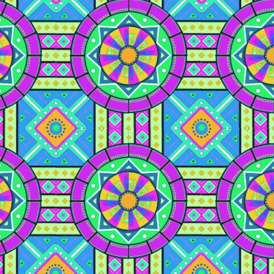 бирюзовая крупная геометрия