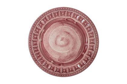 Тарелка 22см Matceramica Augusta розовая