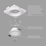 Кольцо декоративное Denkirs SCB DK3101-SCB