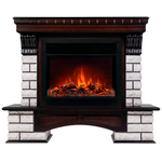Каминокомплект Real Flame Country Rock 26 AO с очагом Moonblaze Deluxe Black
