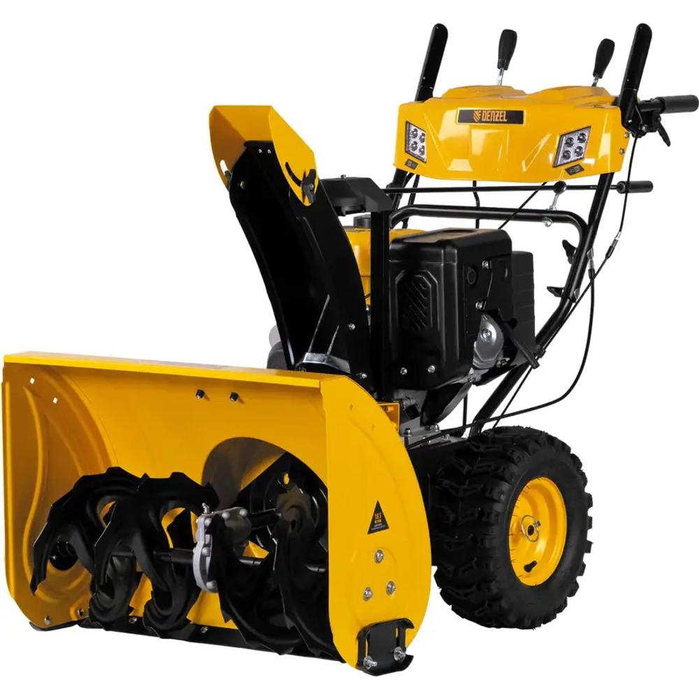 SBL 711D PRO Бензиновая снегоуборочная машина, 302cc, эл.старт, фара, обогрев, блок. дифф.// DENZEL 97655