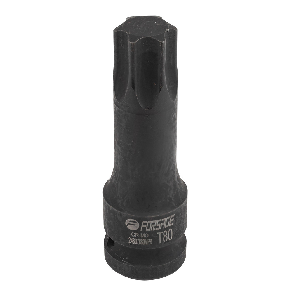 Головка-бита TORX ударная T80,1/2'' Forsage F-24607880MPB