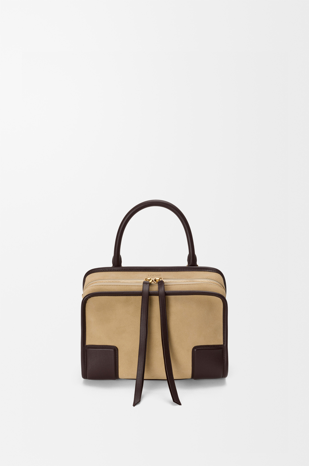 Loewe Маленькая сумка Amazona 180 из мягкой телячьей кожи, шоколадный