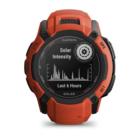 Смарт-часы Garmin Instinct 2X 50mm Solar Flame Red