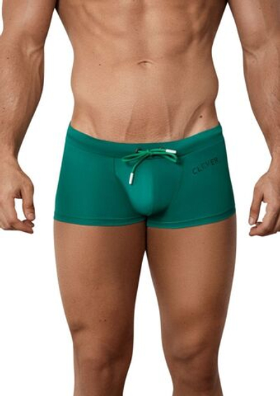 Зеленые мужские плавки-боксеры Malibu Swimsuit Trunks (Размер: XL) (Цвет: зеленый)