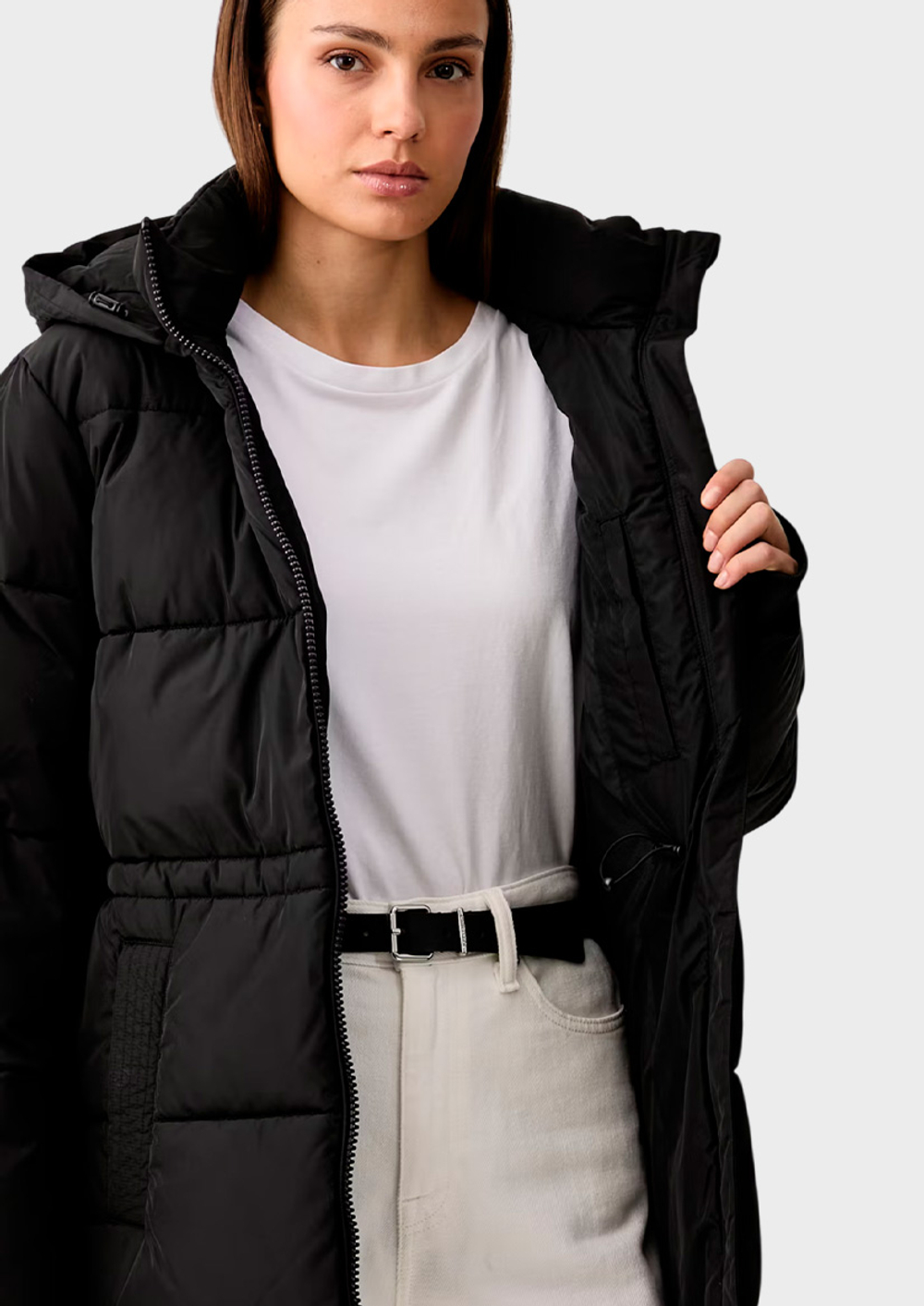 Куртка KARL LAGERFELD JEANS Midi Length Puffer