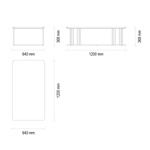Стол журнальный большой ENZA HOME LIVIA EH66849