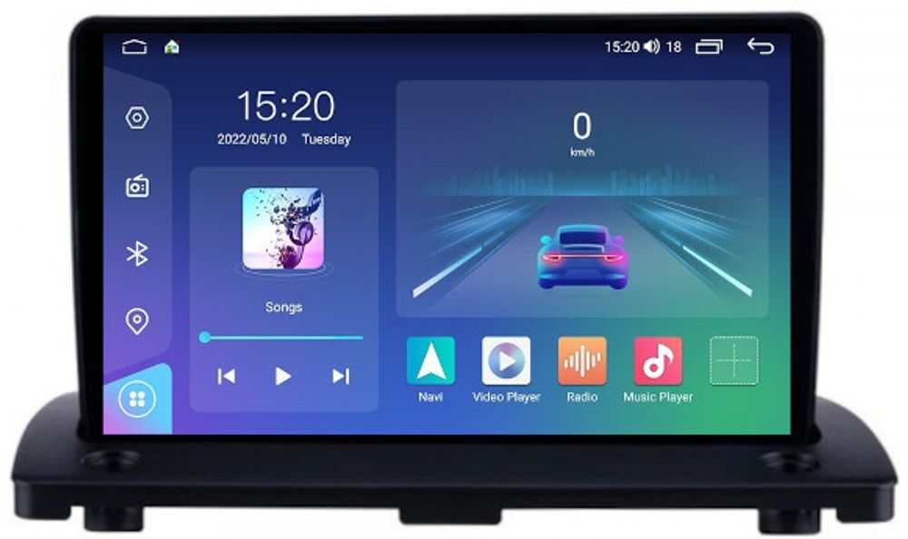Магнитола для Volvo XC90 2006-2014 - Parafar PF190LUX2U2K на Android 13, Быстрая, QLED+2K, CarPlay, 4G SIM-слот