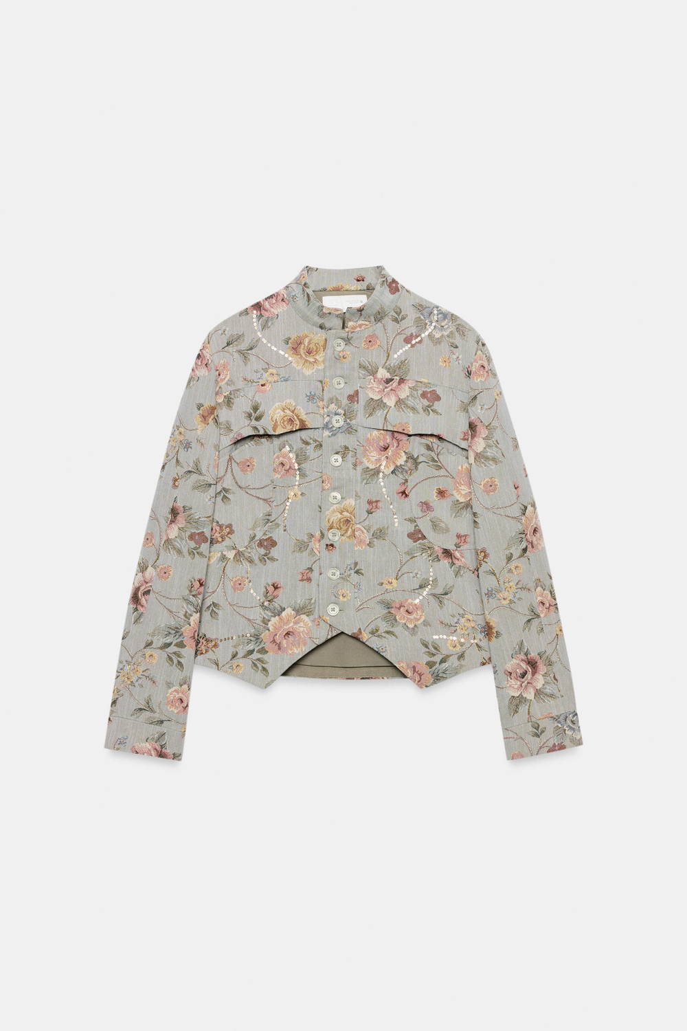 ЖАККАРДОВЫЙ БЛЕЙЗЕР — ZW COLLECTION — ZARA