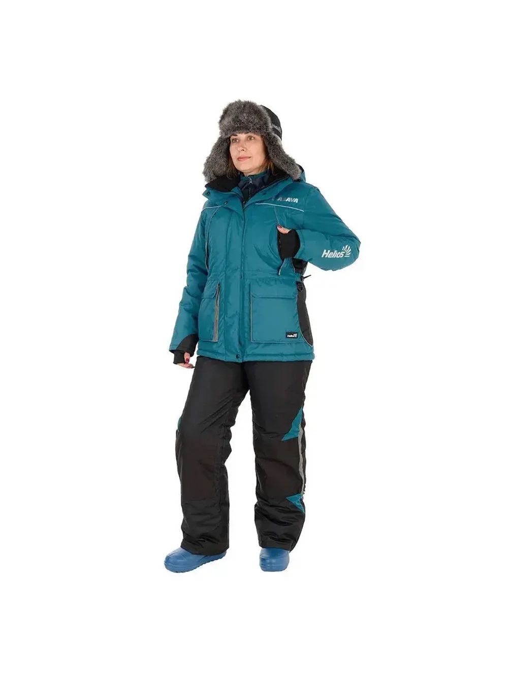 Костюм зимний ZABAVA 5/5 К, ATLANTIC BLUE/BLACK,
