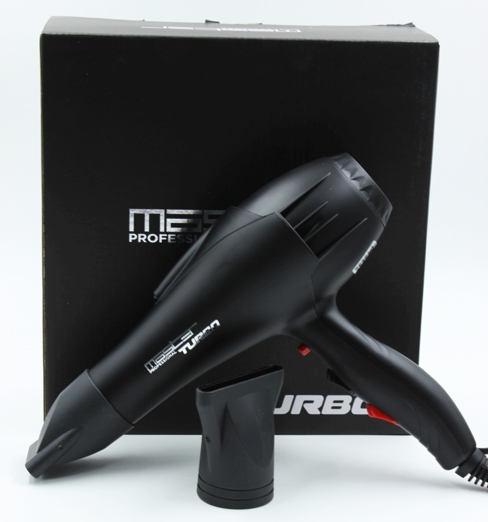 Фен MASTER Professional МР-302 Turbo 2200Вт черный с ионизацией