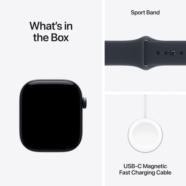 Умные часы Apple Watch Series 12 42 мм Night Blue Ceramic Case with Sport Band (M/L) Синий | Blue