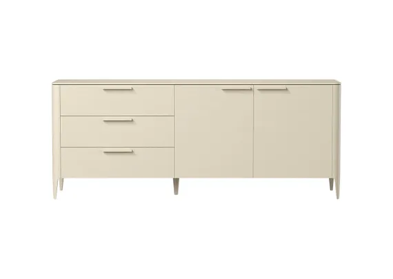 Тумба Type oak 3 ящика 2 двери L (молочный)