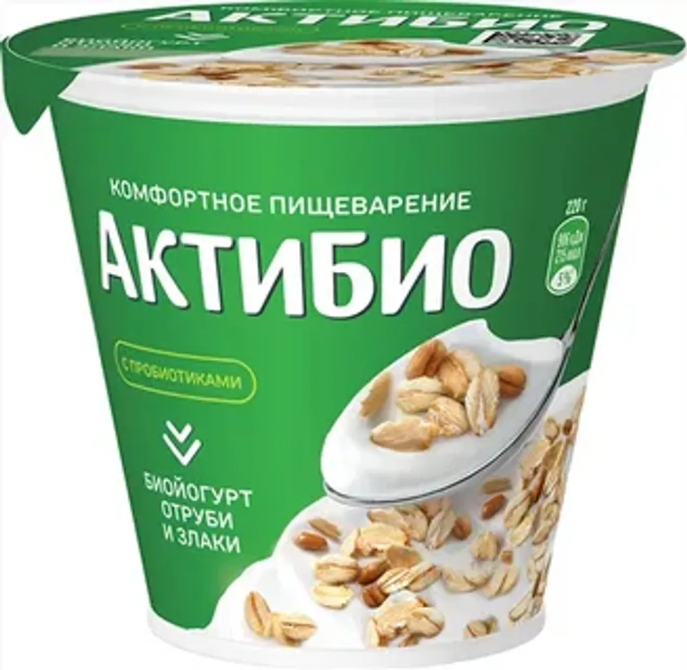 Актибио отруби-злаки 220гр